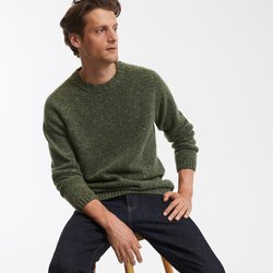 Wool Mix Jumper in Chunky Knit with Crew Neck LA REDOUTE COLLECTIONS image