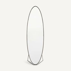 Espelho com suporte oval de ferro, alt. 170 cm, Koban AM.PM image