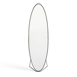 Miroir sur pied ovale métal fer, H170cm, Koban AM.PM image