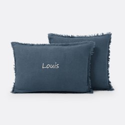 Poszewka na poduszkę Linange Customised z czystego pranego lnu LA REDOUTE INTERIEURS image