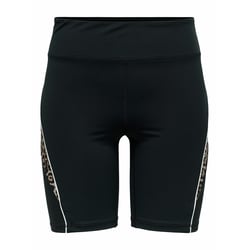 Calções de ciclismo sport Mila, com pormenor estampado leopardo ONLY PLAY