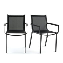 2er-Set Gartenstühle Zory, Aluminium LA REDOUTE INTERIEURS image
