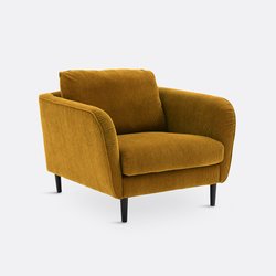 Fauteuil geribd fluweel, Amy LA REDOUTE INTERIEURS image
