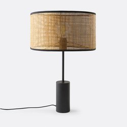 Lampe à poser métal fer et cannage, Cara LA REDOUTE INTERIEURS image