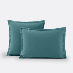 Scenario 100% Cotton Percale 200 Thread Count Pillowcase LA REDOUTE INTERIEURS image