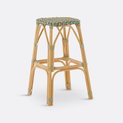 Musette 66cm High Rattan & Braiding Bar Stool LA REDOUTE INTERIEURS image
