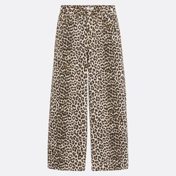 Pantalones anchos con estampado de leopardo, ROBIN SUNCOO image