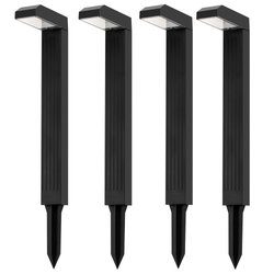 Lot de 4 Potelets solaires à piquer TORLY LUMISKY