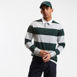 Polo maniche lunghe a righe LA REDOUTE COLLECTIONS image