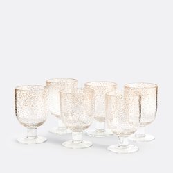 Lot de 6 verres à pieds bullé, Paljett LA REDOUTE INTERIEURS image