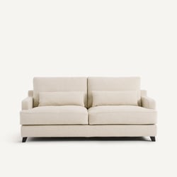 Sofá cama de 3 plazas de tejido de rizo, ALWINE AM.PM image