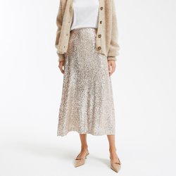 Юбка с блестками длинная LA REDOUTE COLLECTIONS image