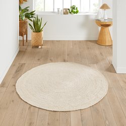 Tapis rond en jute blanchi, Aftas LA REDOUTE INTERIEURS image