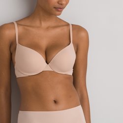 Soutien-gorge push-up en microfibre-Invisible LA REDOUTE COLLECTIONS image