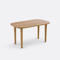 Table basse chêne massif L66 cm, Crueso LA REDOUTE INTERIEURS image