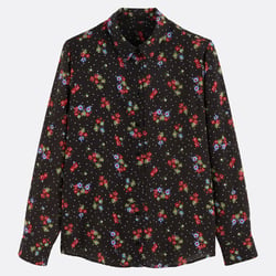 Chemise imprimé floral manches longues LA REDOUTE COLLECTIONS image