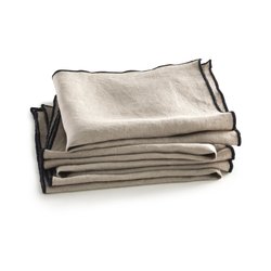 Lot de 4 serviettes de table, Suzy en lin lavé AM.PM image