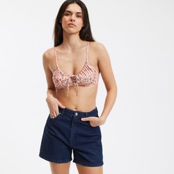 Soutien de biquíni decotado, estampado floral LA REDOUTE COLLECTIONS image