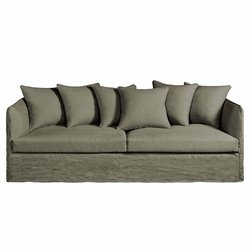 Zetelhoes in stonewashed dik linnen Neo Chiquito AM.PM image