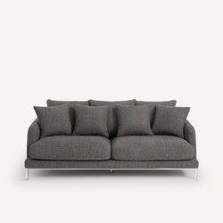Divano compatto ciniglia Moderniste, design E. Gallina AM.PM image