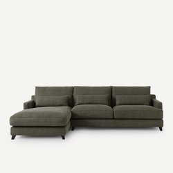 Divano angolare in cotone/lino, Alwine AM.PM image