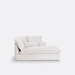 Chaise longue, em linho espesso, Odna LA REDOUTE INTERIEURS image