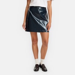 Faux Leather Mini Skirt LA REDOUTE COLLECTIONS image