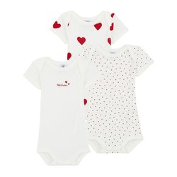 3er-Pack Kurzarmbodys PETIT BATEAU image