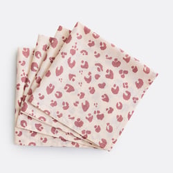 Conjunto de 4 guardanapos de mesa em tecido de algodão estampado, LEAN LA REDOUTE INTERIEURS image