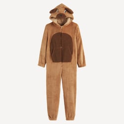 Surpyjama à capuche, motif chien, en polaire LA REDOUTE COLLECTIONS image