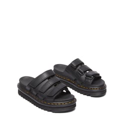 Chinelos Rain Slide em pele Athena DR. MARTENS