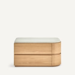 Mueble bajo para armario modular en chapa de roble, EVORIA AM.PM image