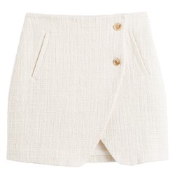 Minigonna a portafoglio, in tweed LA REDOUTE COLLECTIONS image