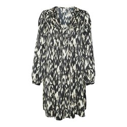 Платье короткое с принтом и V-образным вырезом VERO MODA image
