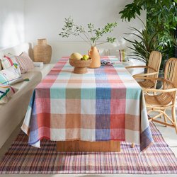 Mantel de algodón tejido teñido, Formia LA REDOUTE INTERIEURS image
