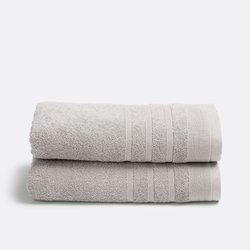 Lot de 2 serviettes éponge 600 g/m2, Zavara LA REDOUTE INTERIEURS image