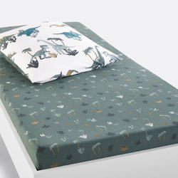 Austin Organic Cotton Fitted Sheet LA REDOUTE INTERIEURS image