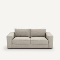 Divano 3P compatto texturé viscosa/lino, Skander AM.PM image