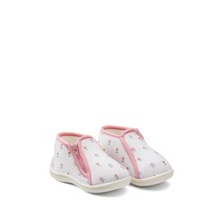 Chaussons zippés, motif fleurs LA REDOUTE COLLECTIONS image