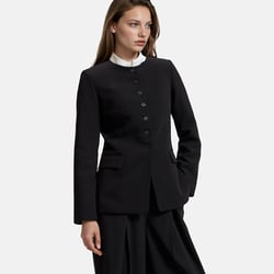 Veste col rond coupe cintrée LA REDOUTE COLLECTIONS image