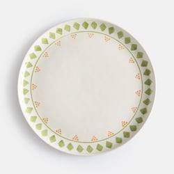 Lot de 4 assiettes plates, en grès, LIMAO LA REDOUTE INTERIEURS image
