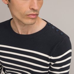 Streifenpullover Signature, Bio-Baumwolle LA REDOUTE COLLECTIONS image