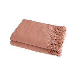 Lot de 2 serviettes toilette coton bio/lin, Kyrami AM.PM image