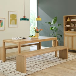 Sitzbank 3 Personen massive Kiefer, Malio LA REDOUTE INTERIEURS image