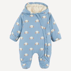 Combipilote à capuche, avec doublure sherpa, imprimé chiens LA REDOUTE COLLECTIONS image