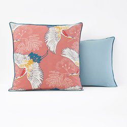 Taie d’oreiller percale de coton, Grues LA REDOUTE INTERIEURS image