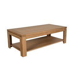 Table basse moderne bois chêne clair massif - BOSTON HELLIN, DEPUIS 1862 image