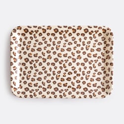 Azhar Leopard Print Tray in Size m LA REDOUTE INTERIEURS image