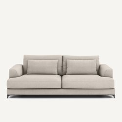 Sofá-cama de 4 lugares, em linho e viscose com textura, Marsile AM.PM image