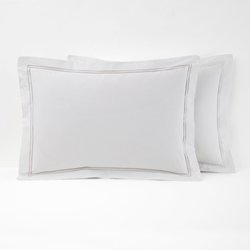 Palace 100% Cotton Percale 200 Thread Count Pillowcase LA REDOUTE INTERIEURS image